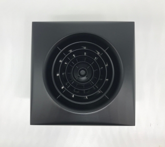 Вентилятор накладной Soler & Palau Silent 100 CRZ Black Matte (таймер)