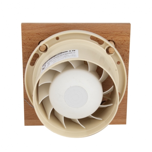 Высокотемпературный жаростойкий вентилятор Mmotors для бани и сауны мм-s 100 квадратный (дерево)